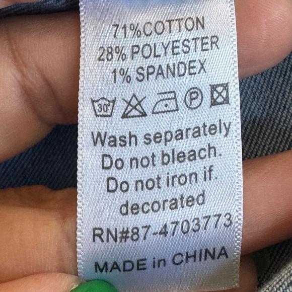 Chic Strapless Denim Mini Dress - Picture 9 of 9